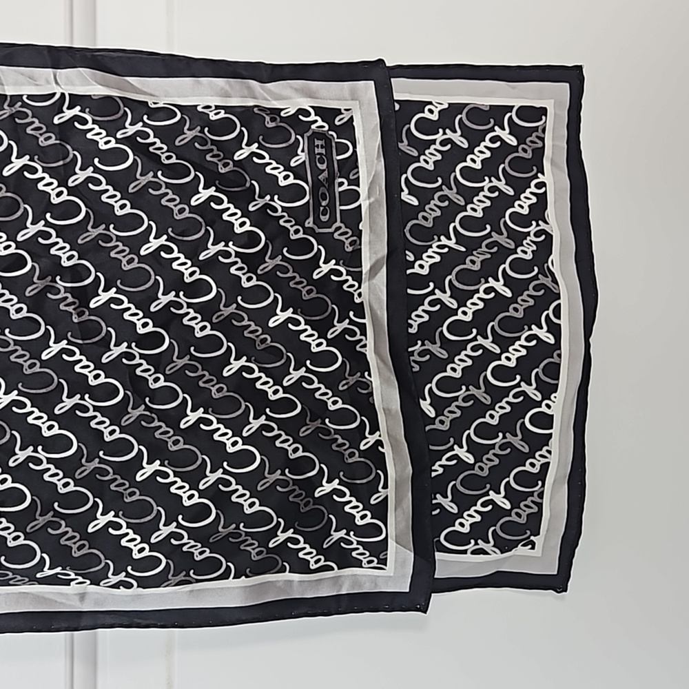 Coach Silk Scarf